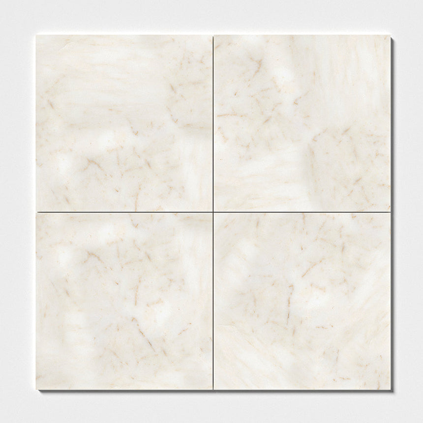Afyon Sugar Honed Marble Tile 450x450x12mm