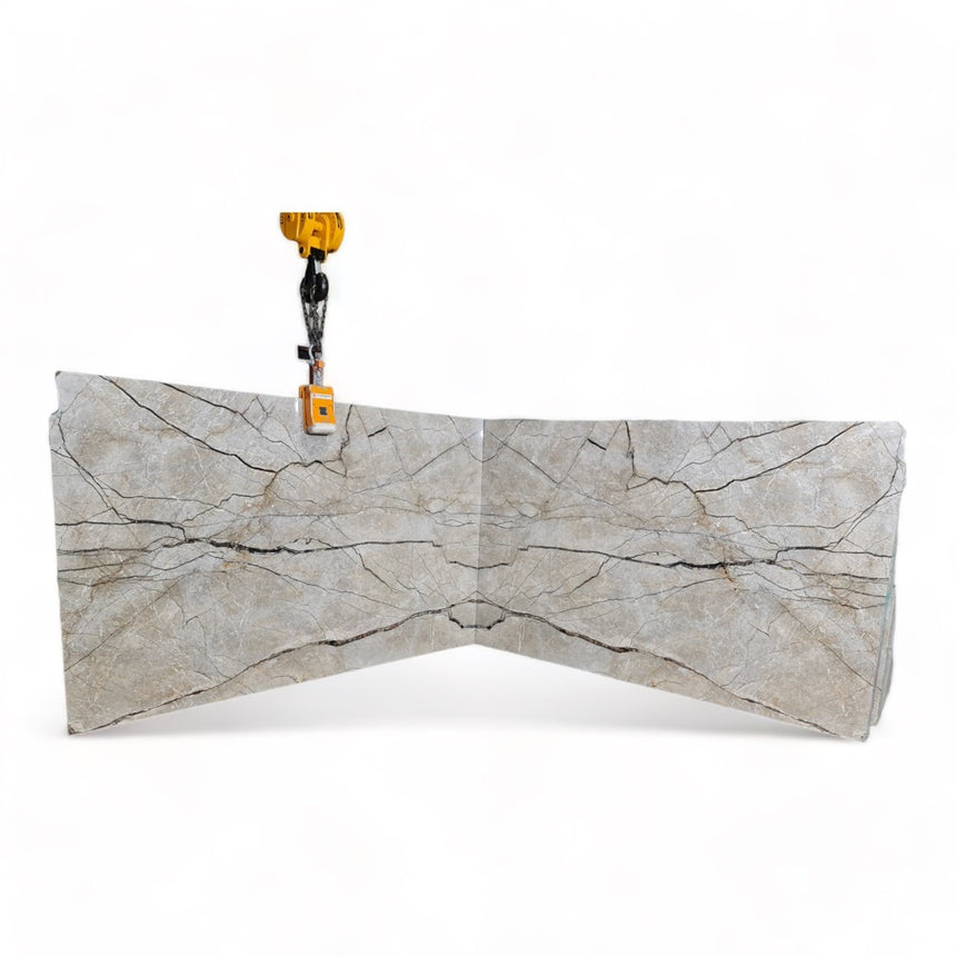 Lion Silver River Marble Slab