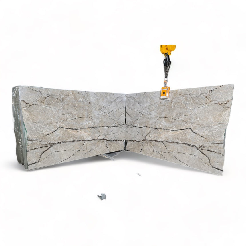 Lion Silver River Marble Slab
